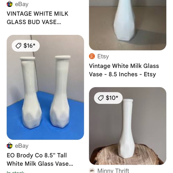 Elegant White Vase - Picture 3 of 3